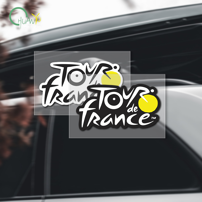 Cycling Gear Logo - Tour de France logo sticker for