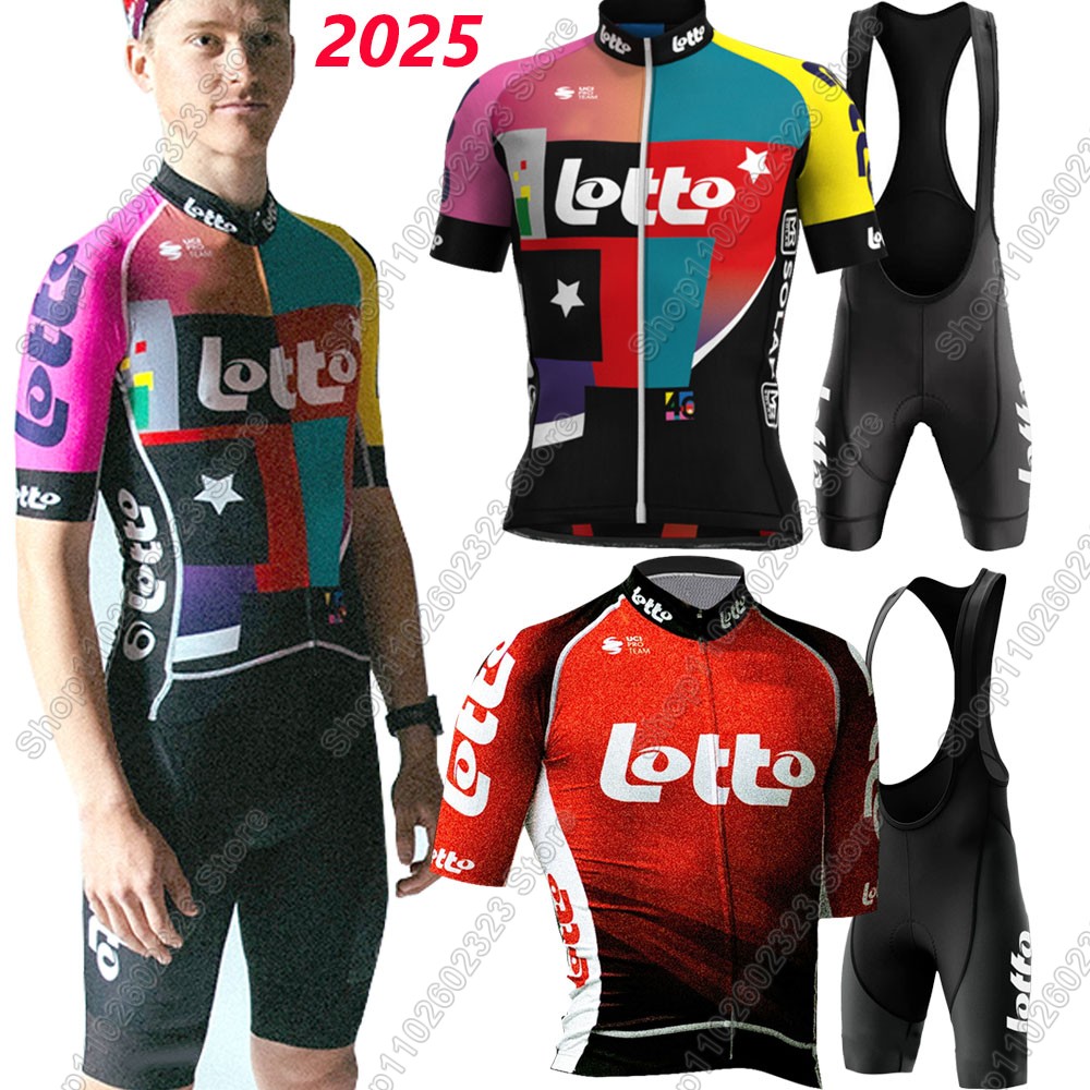 Cycling Gear Logo - Lotto team 2025 cycling jersey set