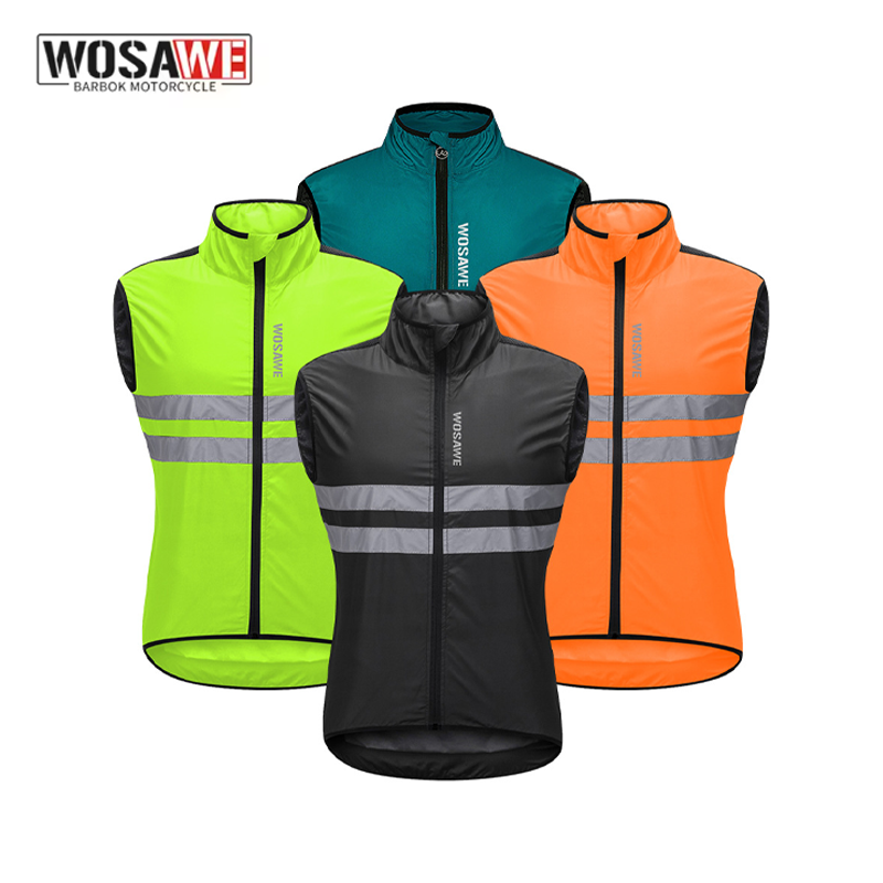 Cycling Gear For Men - WOSAWE Men Cycling Windbreaker Vest Lightweight