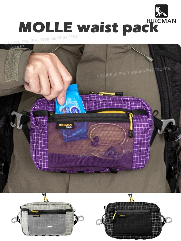 Cycling Gear Duffle - HIKEMAN Tactical Chest Bag UHMWPE Fanny