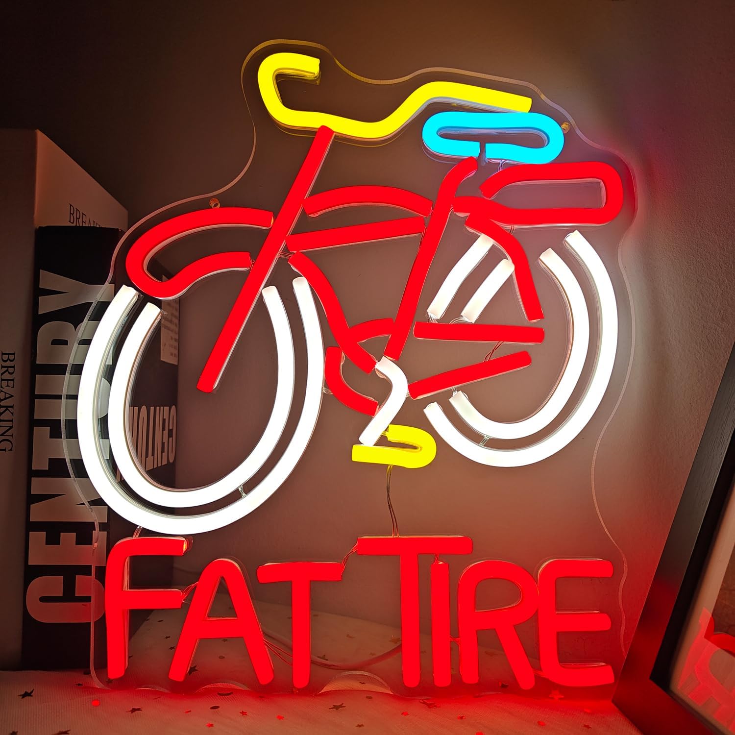 Cycling Gear Shop - Fat Tire Bike LED Neon Sign