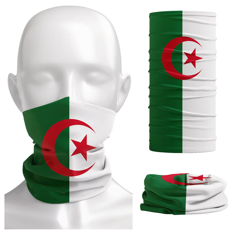 Gear In Cycling - Algeria Flag Printed Bandana Headwear Riding