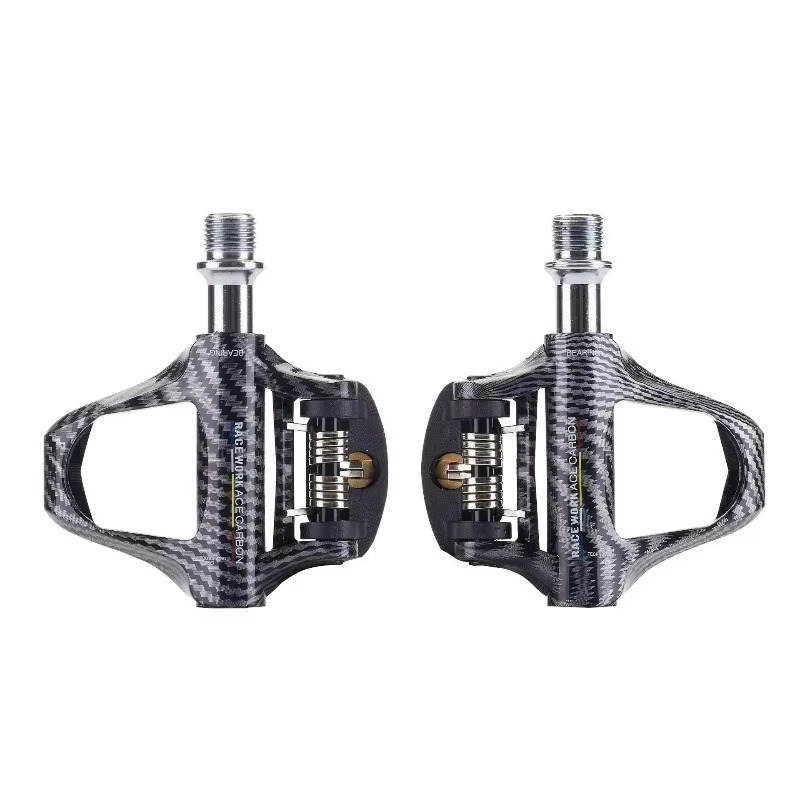 Gear In Cycling - Lightweight Carbon Fiber Pedals with Lock