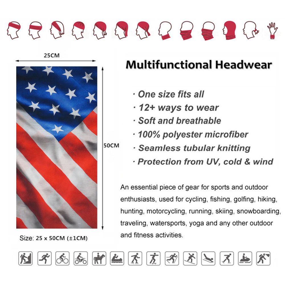 USA Flag Pattern Sun Protectiv - огляд і ціна Cycling Gear For Men