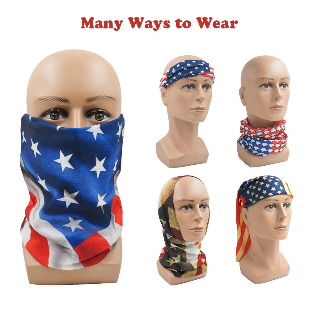 USA Flag Pattern Sun Protectiv - огляд і ціна Cycling Gear For Men