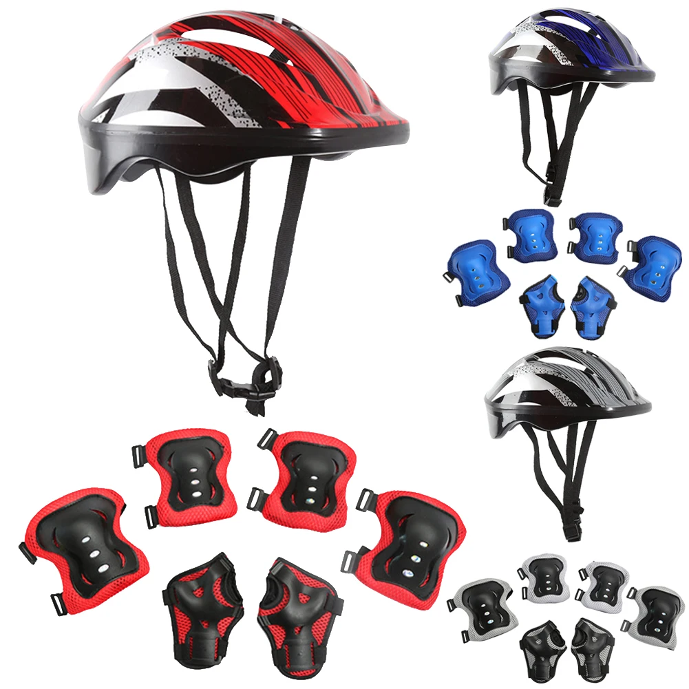 7Pcs Bicycle Sport Protective  - огляд і ціна Cycling Safety Gear For Kids