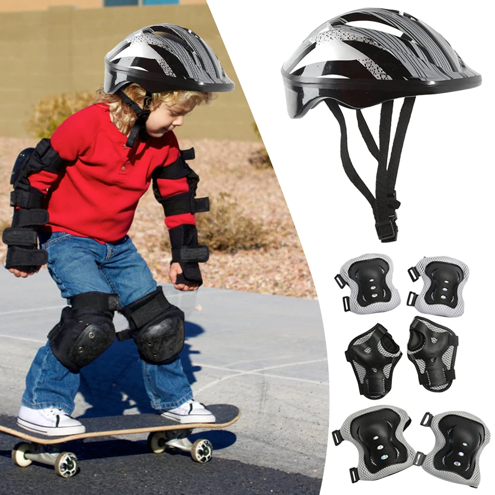 7Pcs Bicycle Sport Protective  - огляд і ціна Cycling Safety Gear For Kids