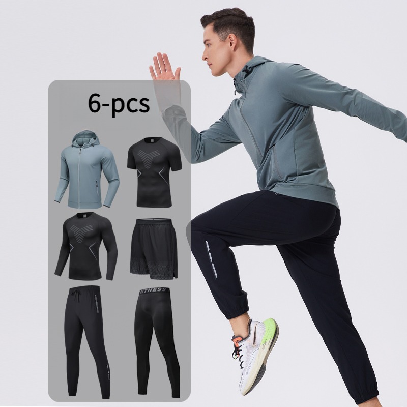 Men's 6-Piece Sportswear Set w - огляд і ціна Cycling Gear For Men