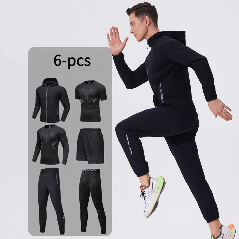 Men's 6-Piece Sportswear Set w - огляд і ціна Cycling Gear For Men