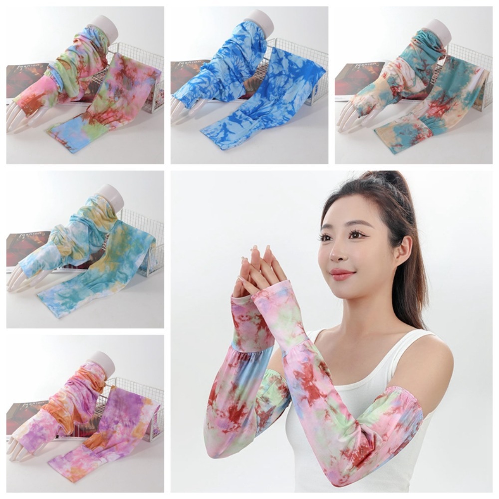 Tie Dyeing Long Ice Silk Sleev - огляд і ціна Cycling Glove