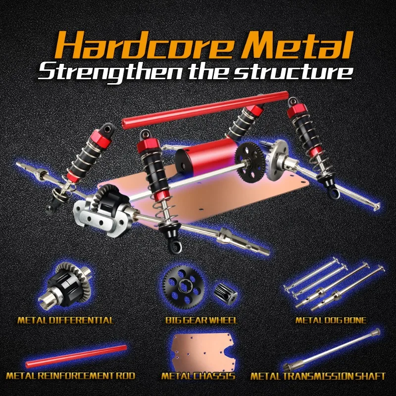 100km/h High-speed 4WD Rc Cars - огляд і ціна Cycling Gear Rack