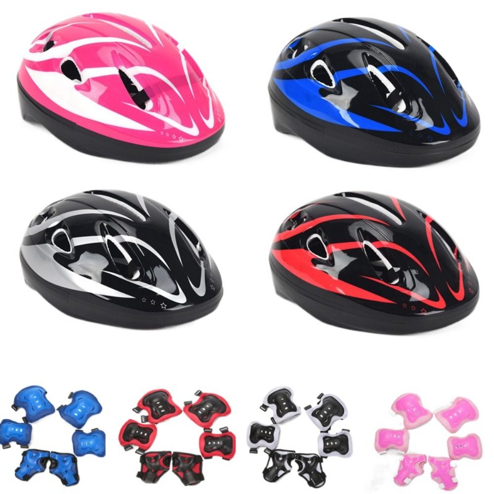 Kids Helmet Knee Elbow Pads Wr - огляд і ціна Cycling Safety Gear For Kids