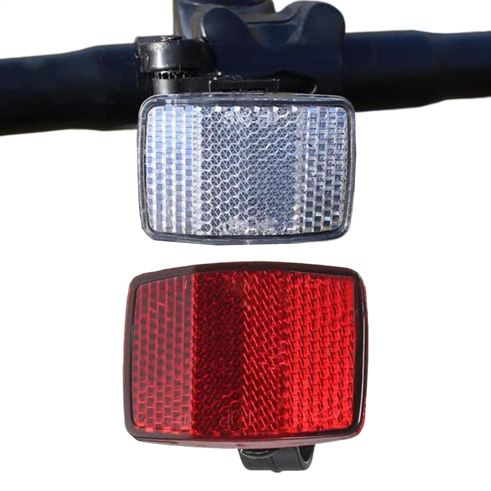 2 Pcs Bike Front Rear Reflecto - огляд і ціна Cycling Gear For Commuting