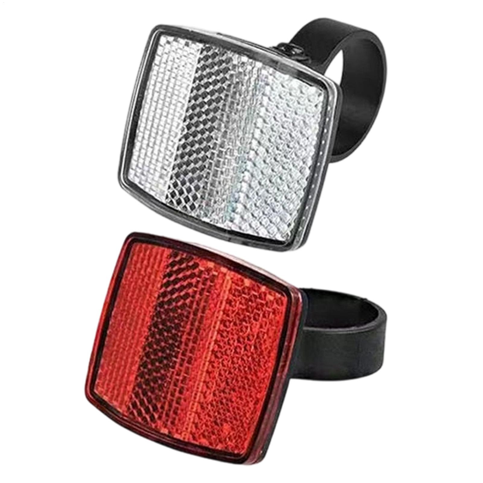 2 Pcs Bike Front Rear Reflecto - огляд і ціна Cycling Gear For Commuting