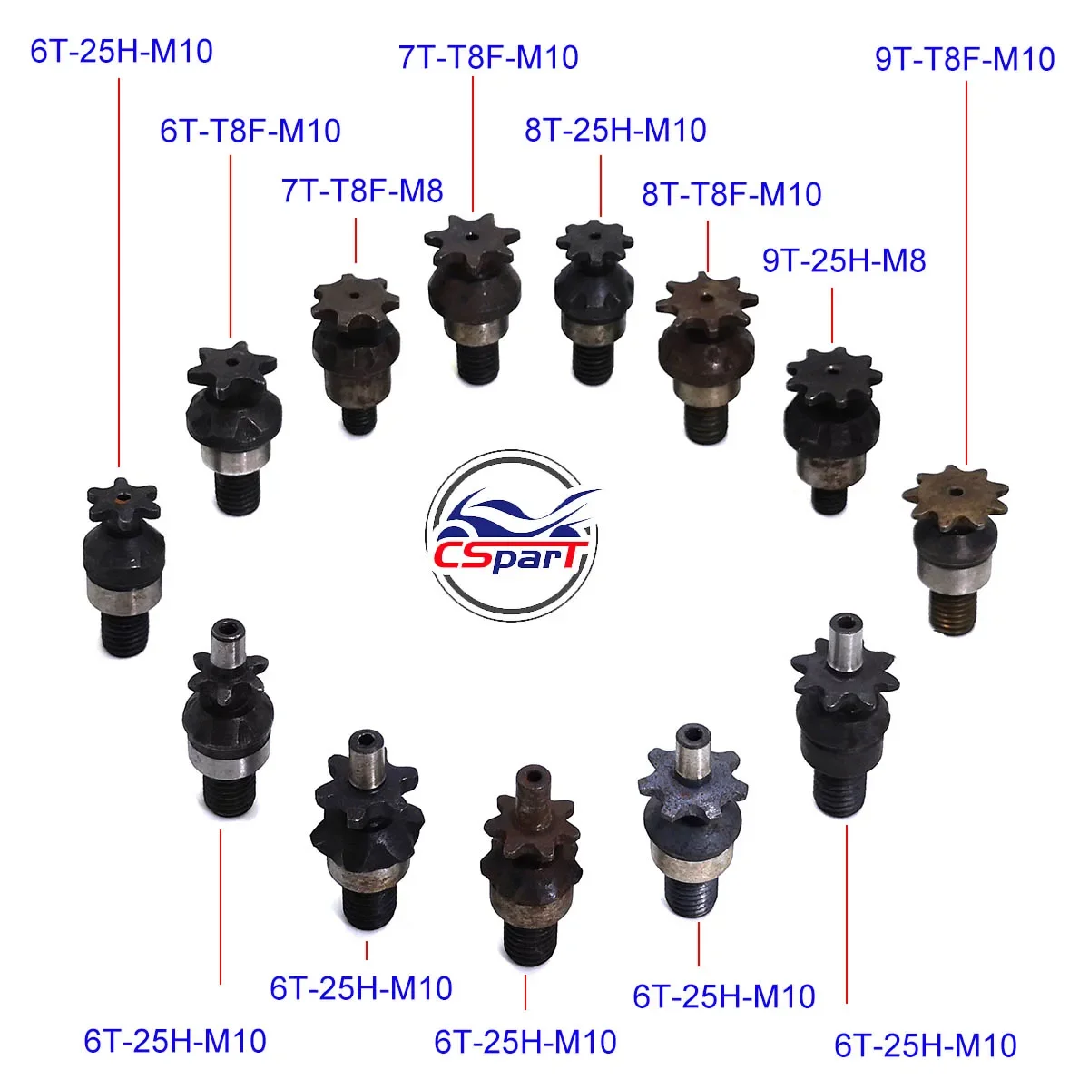 6T 7T 8T 9T 25H T8F M8 M10 Cha - огляд і ціна Cycling Gear Box