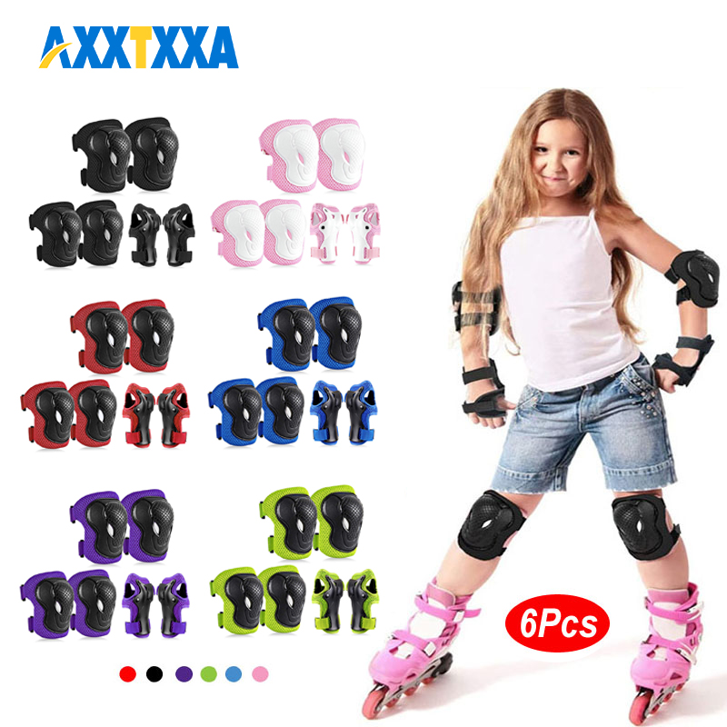 6Pcs Kids Knee Pads Elbow Pads - огляд і ціна Cycling Safety Gear For Kids