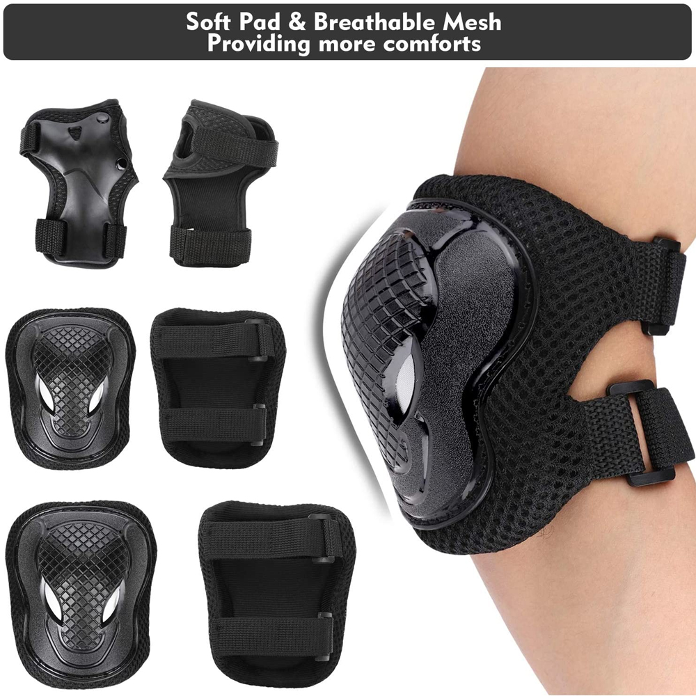 GOMOREON 6Pcs/Set Kids Safety  - огляд і ціна Cycling Safety Gear For Kids
