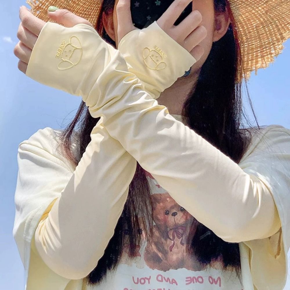 Cute Elastic Long Ice Silk Sle - огляд і ціна Cycling Glove