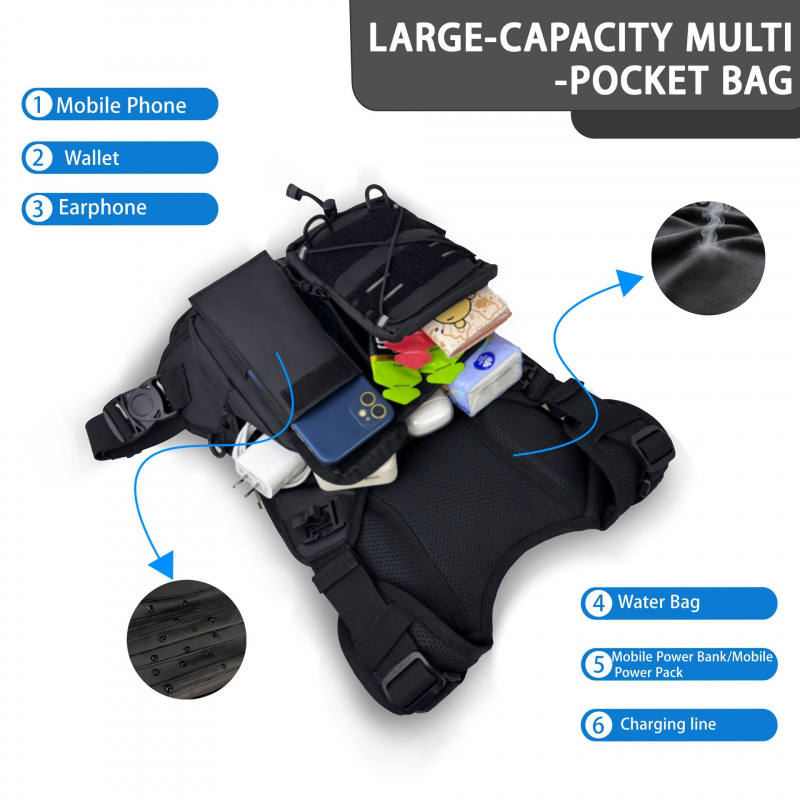2026 New Tactical Vest Chest B - огляд і ціна Cycling Gear Duffle