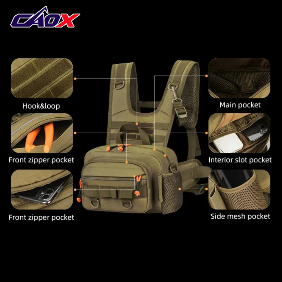 Fishing Lure Front Chest Vest  - огляд і ціна Cycling Gear Duffle